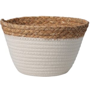 Aufbewahrungskorb 3-fach sortiert Ø 22 cm x 14 cm Natur