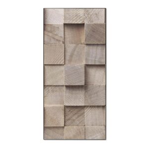 Banjado Magnettafel 37x78cm Magnetwand  Schwarz Aus Metall Magnetpinnwand Pinnwand Inkl. 4 Magnete Motiv Bauklötze Relief