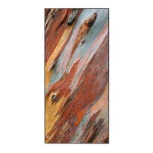 Banjado Magnettafel 37x78cm Magnetwand  Schwarz Aus Metall Magnetpinnwand Pinnwand Inkl. 4 Magnete Motiv Coloured Wood