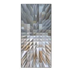 Banjado Magnettafel 37x78cm Magnetwand  Schwarz Aus Metall Magnetpinnwand Pinnwand Inkl. 4 Magnete Motiv Dornen Aus Eis