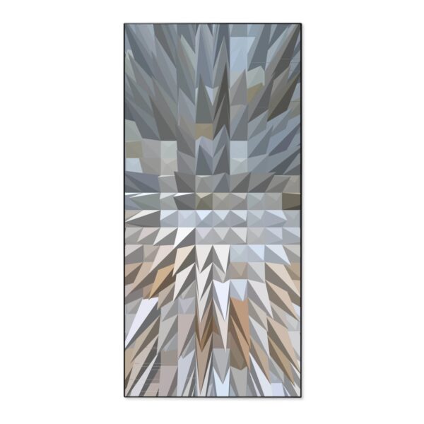 Banjado Magnettafel 37x78cm Magnetwand  Schwarz Aus Metall Magnetpinnwand Pinnwand Inkl. 4 Magnete Motiv Dornen Aus Eis