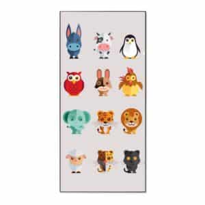 Banjado Magnettafel 37x78cm Magnetwand  Schwarz Aus Metall Magnetpinnwand Pinnwand Inkl. 4 Magnete Motiv Freunde