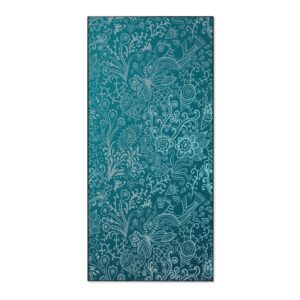 Banjado Magnettafel 37x78cm Magnetwand  Schwarz Aus Metall Magnetpinnwand Pinnwand Inkl. 4 Magnete Motiv Mandala Landschaft