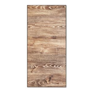 Banjado Magnettafel 37x78cm Magnetwand  Schwarz Aus Metall Magnetpinnwand Pinnwand Inkl. 4 Magnete Motiv Maserung