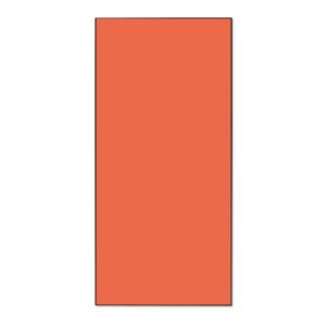 Banjado Magnettafel 37x78cm Magnetwand  Schwarz Aus Metall Magnetpinnwand Pinnwand Inkl. 4 Magnete Motiv Orange