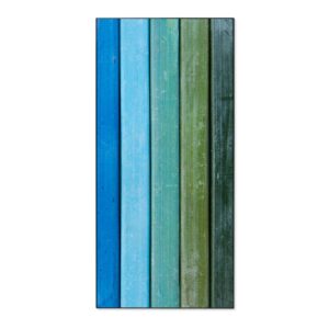 Banjado Magnettafel 37x78cm Magnetwand  Schwarz Aus Metall Magnetpinnwand Pinnwand Inkl. 4 Magnete Motiv Regenbogenfarben