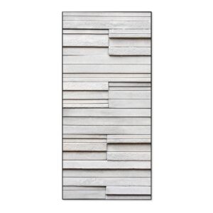 Banjado Magnettafel 37x78cm Magnetwand  Schwarz Aus Metall Magnetpinnwand Pinnwand Inkl. 4 Magnete Motiv Relief
