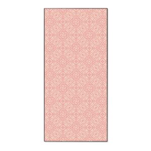 Banjado Magnettafel 37x78cm Magnetwand  Schwarz Aus Metall Magnetpinnwand Pinnwand Inkl. 4 Magnete Motiv Rosa Arabesque