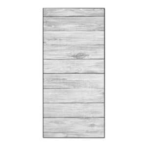Banjado Magnettafel 37x78cm Magnetwand  Schwarz Aus Metall Magnetpinnwand Pinnwand Inkl. 4 Magnete Motiv Weiß Gebeizt