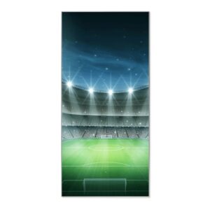 Banjado Magnettafel 37x78cm Magnetwand  Silber Aus Metall Magnetpinnwand Pinnwand Inkl. 4 Magnete Motiv Arena