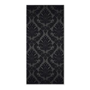 Banjado Magnettafel 37x78cm Magnetwand  Silber Aus Metall Magnetpinnwand Pinnwand Inkl. 4 Magnete Motiv Black Deluxe