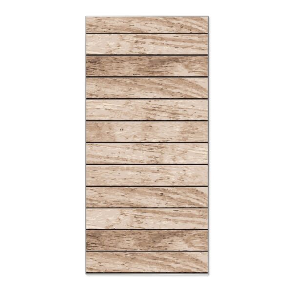 Banjado Magnettafel 37x78cm Magnetwand  Silber Aus Metall Magnetpinnwand Pinnwand Inkl. 4 Magnete Motiv Blasse Holzlatten