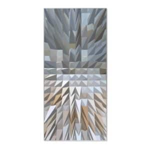 Banjado Magnettafel 37x78cm Magnetwand  Silber Aus Metall Magnetpinnwand Pinnwand Inkl. 4 Magnete Motiv Dornen Aus Eis