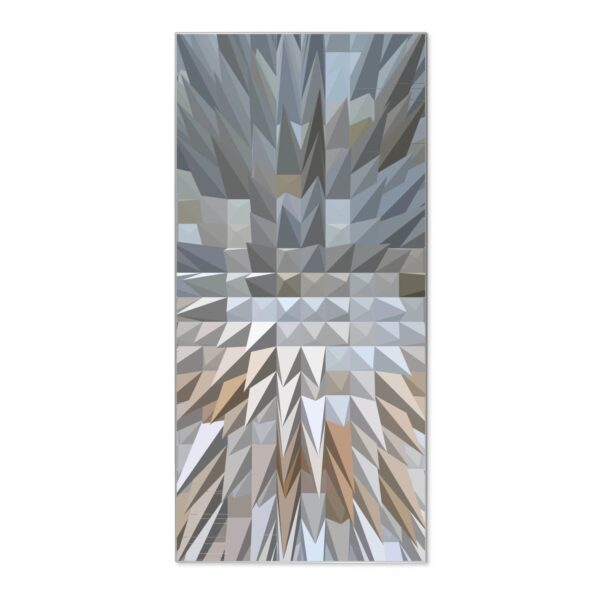 Banjado Magnettafel 37x78cm Magnetwand  Silber Aus Metall Magnetpinnwand Pinnwand Inkl. 4 Magnete Motiv Dornen Aus Eis