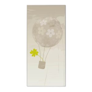 Banjado Magnettafel 37x78cm Magnetwand  Silber Aus Metall Magnetpinnwand Pinnwand Inkl. 4 Magnete Motiv Flüchtiges Glück