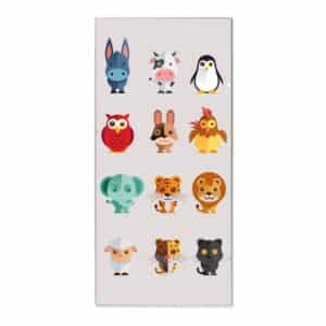 Banjado Magnettafel 37x78cm Magnetwand  Silber Aus Metall Magnetpinnwand Pinnwand Inkl. 4 Magnete Motiv Freunde