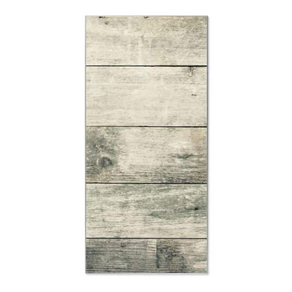 Banjado Magnettafel 37x78cm Magnetwand  Silber Aus Metall Magnetpinnwand Pinnwand Inkl. 4 Magnete Motiv Graue Planken