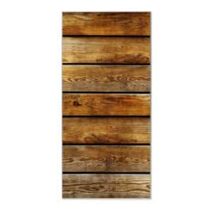 Banjado Magnettafel 37x78cm Magnetwand  Silber Aus Metall Magnetpinnwand Pinnwand Inkl. 4 Magnete Motiv Holzbretter