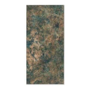 Banjado Magnettafel 37x78cm Magnetwand  Silber Aus Metall Magnetpinnwand Pinnwand Inkl. 4 Magnete Motiv Kupfer Patina