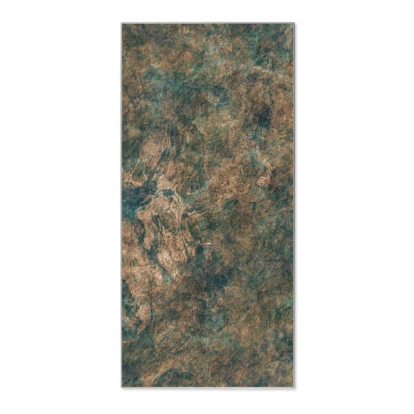 Banjado Magnettafel 37x78cm Magnetwand  Silber Aus Metall Magnetpinnwand Pinnwand Inkl. 4 Magnete Motiv Kupfer Patina
