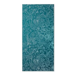 Banjado Magnettafel 37x78cm Magnetwand  Silber Aus Metall Magnetpinnwand Pinnwand Inkl. 4 Magnete Motiv Mandala Landschaft