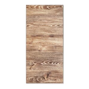 Banjado Magnettafel 37x78cm Magnetwand  Silber Aus Metall Magnetpinnwand Pinnwand Inkl. 4 Magnete Motiv Maserung
