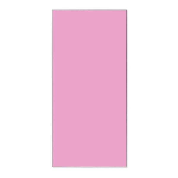 Banjado Magnettafel 37x78cm Magnetwand  Silber Aus Metall Magnetpinnwand Pinnwand Inkl. 4 Magnete Motiv Rose