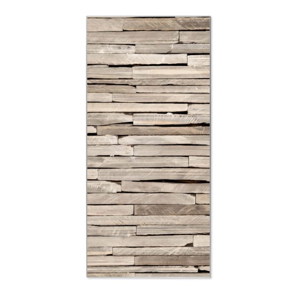 Banjado Magnettafel 37x78cm Magnetwand  Silber Aus Metall Magnetpinnwand Pinnwand Inkl. 4 Magnete Motiv Steinplatten