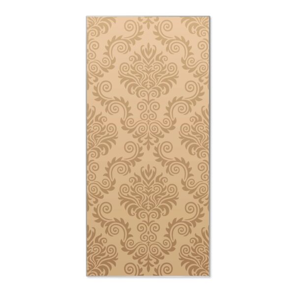 Banjado Magnettafel 37x78cm Magnetwand  Silber Aus Metall Magnetpinnwand Pinnwand Inkl. 4 Magnete Motiv Tapete Beige
