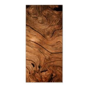 Banjado Magnettafel 37x78cm Magnetwand  Silber Aus Metall Magnetpinnwand Pinnwand Inkl. 4 Magnete Motiv Trockenes Holz