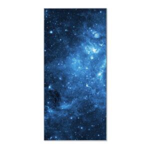Banjado Magnettafel 37x78cm Magnetwand  Silber Aus Metall Magnetpinnwand Pinnwand Inkl. 4 Magnete Motiv Universum