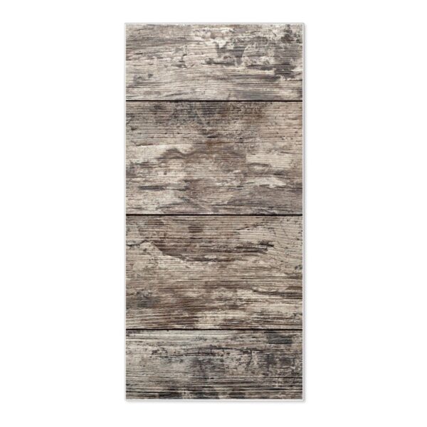 Banjado Magnettafel 37x78cm Magnetwand  Weiß Aus Metall Magnetpinnwand Pinnwand Inkl. 4 Magnete Motiv Alte Planken