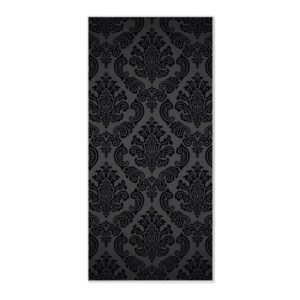 Banjado Magnettafel 37x78cm Magnetwand  Weiß Aus Metall Magnetpinnwand Pinnwand Inkl. 4 Magnete Motiv Black Deluxe