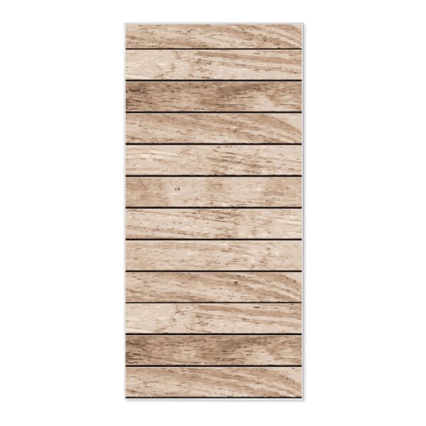 Banjado Magnettafel 37x78cm Magnetwand  Weiß Aus Metall Magnetpinnwand Pinnwand Inkl. 4 Magnete Motiv Blasse Holzlatten