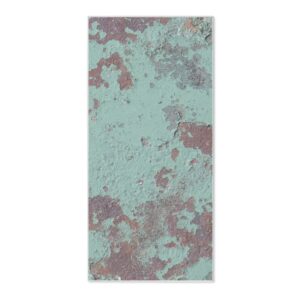 Banjado Magnettafel 37x78cm Magnetwand  Weiß Aus Metall Magnetpinnwand Pinnwand Inkl. 4 Magnete Motiv Blaue Struktur