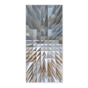 Banjado Magnettafel 37x78cm Magnetwand  Weiß Aus Metall Magnetpinnwand Pinnwand Inkl. 4 Magnete Motiv Dornen Aus Eis