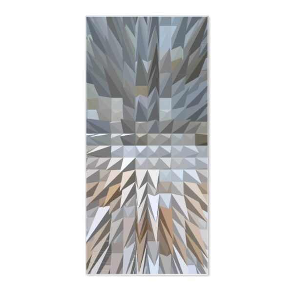 Banjado Magnettafel 37x78cm Magnetwand  Weiß Aus Metall Magnetpinnwand Pinnwand Inkl. 4 Magnete Motiv Dornen Aus Eis