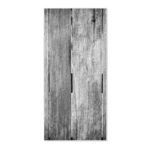 Banjado Magnettafel 37x78cm Magnetwand  Weiß Aus Metall Magnetpinnwand Pinnwand Inkl. 4 Magnete Motiv Holz Monochrom