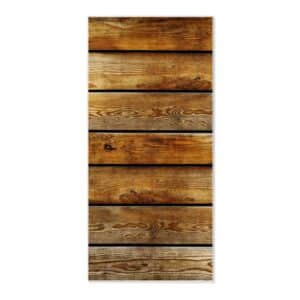 Banjado Magnettafel 37x78cm Magnetwand  Weiß Aus Metall Magnetpinnwand Pinnwand Inkl. 4 Magnete Motiv Holzbretter