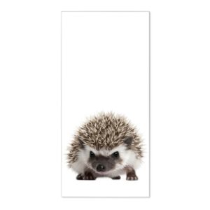Banjado Magnettafel 37x78cm Magnetwand  Weiß Aus Metall Magnetpinnwand Pinnwand Inkl. 4 Magnete Motiv Igel