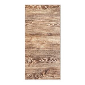 Banjado Magnettafel 37x78cm Magnetwand  Weiß Aus Metall Magnetpinnwand Pinnwand Inkl. 4 Magnete Motiv Maserung