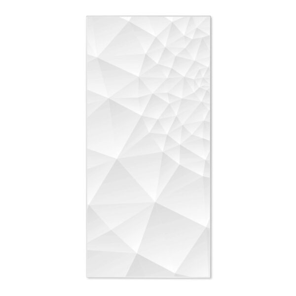 Banjado Magnettafel 37x78cm Magnetwand  Weiß Aus Metall Magnetpinnwand Pinnwand Inkl. 4 Magnete Motiv Nautilus