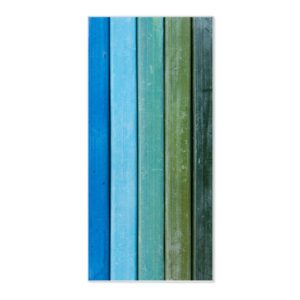 Banjado Magnettafel 37x78cm Magnetwand  Weiß Aus Metall Magnetpinnwand Pinnwand Inkl. 4 Magnete Motiv Regenbogenfarben