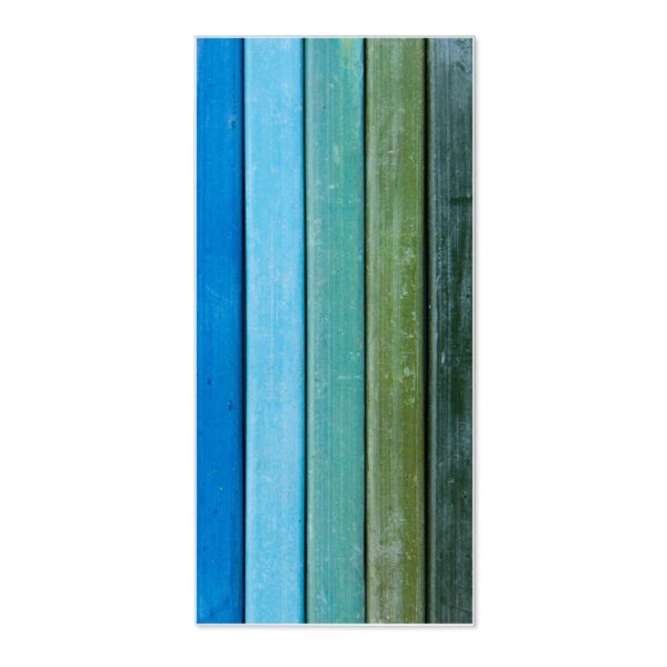 Banjado Magnettafel 37x78cm Magnetwand  Weiß Aus Metall Magnetpinnwand Pinnwand Inkl. 4 Magnete Motiv Regenbogenfarben