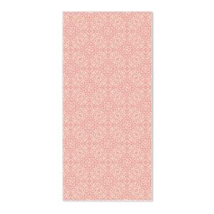 Banjado Magnettafel 37x78cm Magnetwand  Weiß Aus Metall Magnetpinnwand Pinnwand Inkl. 4 Magnete Motiv Rosa Arabesque