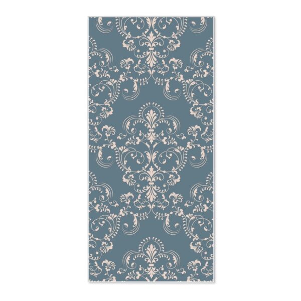 Banjado Magnettafel 37x78cm Magnetwand  Weiß Aus Metall Magnetpinnwand Pinnwand Inkl. 4 Magnete Motiv Royal Creme Blau