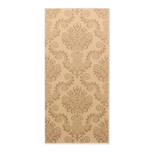 Banjado Magnettafel 37x78cm Magnetwand  Weiß Aus Metall Magnetpinnwand Pinnwand Inkl. 4 Magnete Motiv Tapete Beige