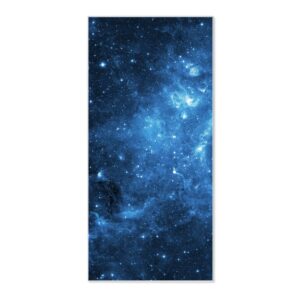 Banjado Magnettafel 37x78cm Magnetwand  Weiß Aus Metall Magnetpinnwand Pinnwand Inkl. 4 Magnete Motiv Universum