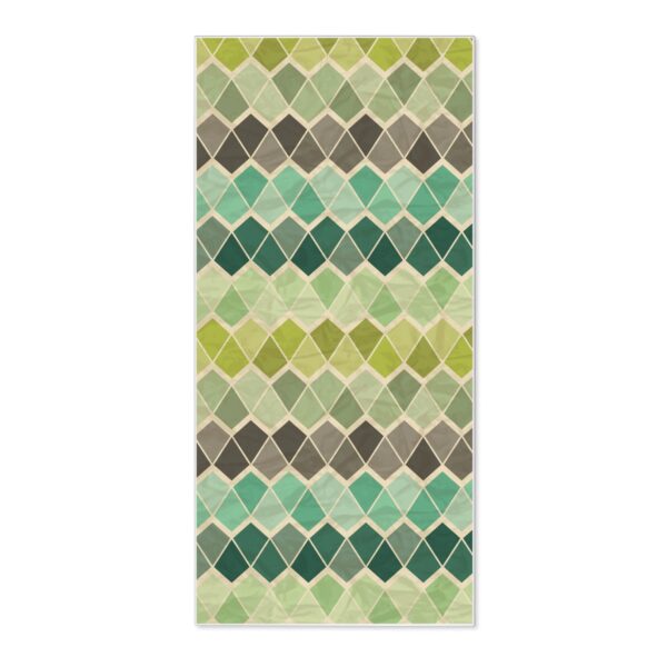 Banjado Magnettafel 37x78cm Magnetwand  Weiß Aus Metall Magnetpinnwand Pinnwand Inkl. 4 Magnete Motiv Vier Farben Grün