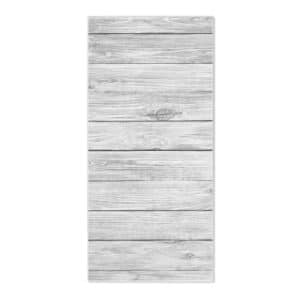 Banjado Magnettafel 37x78cm Magnetwand  Weiß Aus Metall Magnetpinnwand Pinnwand Inkl. 4 Magnete Motiv Weiß Gebeizt